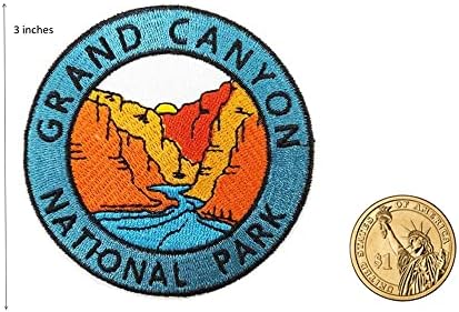 Национален парк со симпатична страница Гранд Кањон Везени закрпи на отворено ранец за пешачење DIY