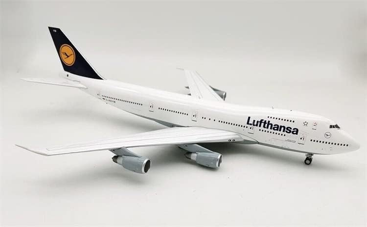 JFOX за Boeing 747-230BM Lufthansa D-Abym со Stand Limited Edition 1/200 Diecast Aircraft Pre-изграден модел
