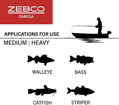 Zebco Omega Pro Spincast Риболов ролна, големина 30 ролна