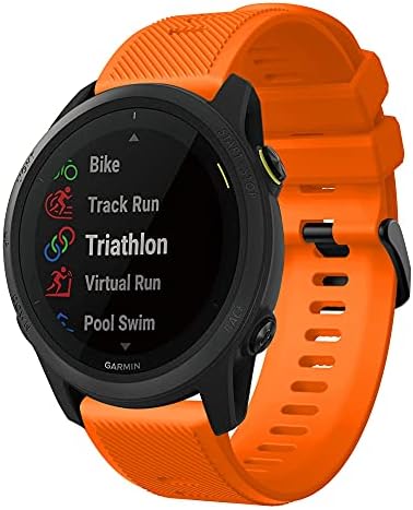 SKM 22mm Силиконски Ремен За Garmin Ferrunner 745 Паметен Часовник Нараквица За Huawei Magic2 GT 2 46mm Кореа Појас Додатоци Нараквица