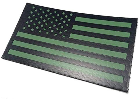 Напред ОД Грин САД Ир инфрацрвено рефлексивно рефлективно знаме на САД во воен морал униформа лепенка