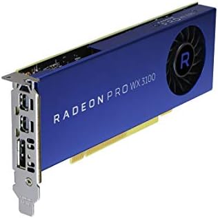 AMD Radeon Pro WX 3100 Графичка картичка - 1,22 GHz Core - 4 GB GDDR5 - Полу должина - Потребно е единечен слот простор