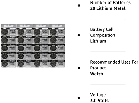 Енергизер ЕКР2032 3-Волти Литиум Монета Батерии
