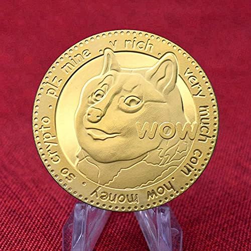 1 Позлатена Сребрена Дуждова Монета Комеморативна Монета Симпатична Шема На Кучиња Година На Кучешка Колекционерска Монета