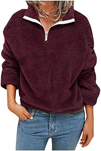 Врвен женски цврст патент во боја, кадифен џемпер со долги ракави, обичен џемпер за џемпер