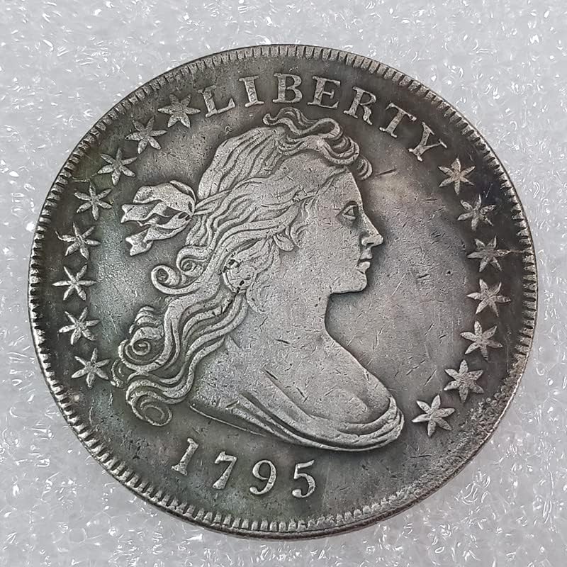 4 видови на годишни броеви 1795, 1796, 1797, 1798 година со дијаметар од 40мм комеморативна монета САД сребрен долар