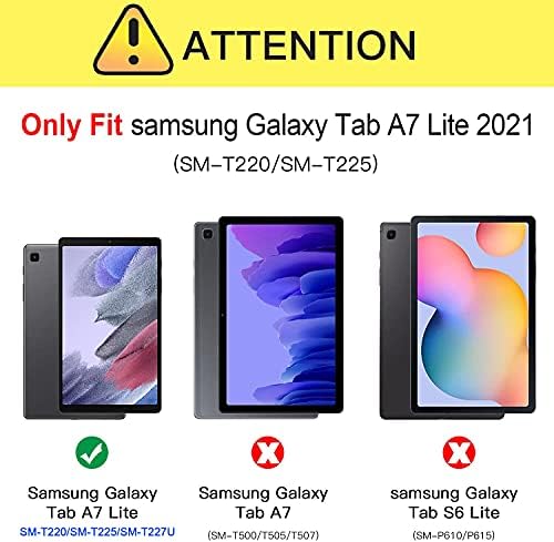 Sibeitu Samsung Galaxy Tab A7 Lite Случај 8,7 инчи 2021 | SM-T220/T225 Случај Со Заштитник На Екранот | Солиден Заштитен Капак За