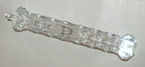Дизајн на круната на Judaica Mezuzah Case Clear Transparent Plastic затворен назад 12 см