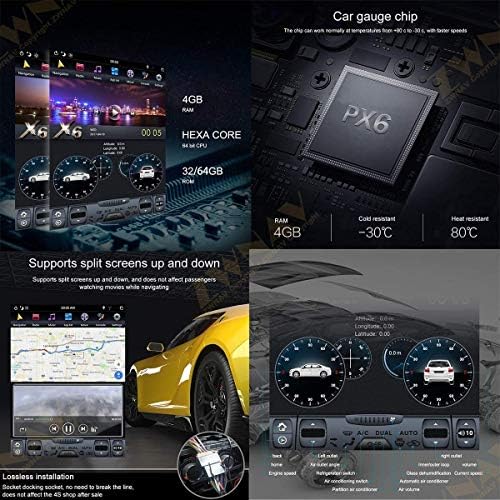ЗВНАВ Еден Дин Андроид 9.0 Тесла Андроид Автомобил Стерео За Тојота Тундра 2014-2018, Автомобил ГПС Навигација Главата Единица, HDMI Излез,