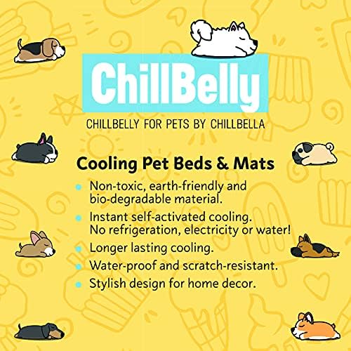 Chillbella CoolSpot Ладење Миленичиња Кревет За Кучиња И Мачки Само-Активирајте