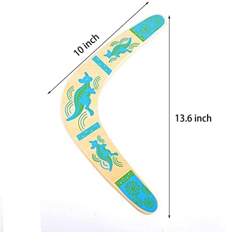 Inborntrait Boomerang for Children, Australia Stylemade Wooden Authentic Boomerang, Враќање во облик на V, со векови над 10 години деца